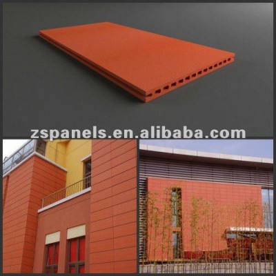 18-30mm thickness curtain wall decorative terracotta clay panel