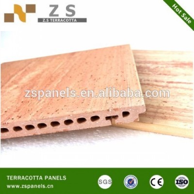 Light weight of exterior terracotta wall panel 30mm thickness