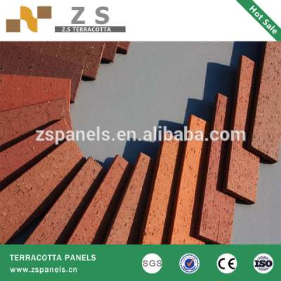 Clay bricks for stairs